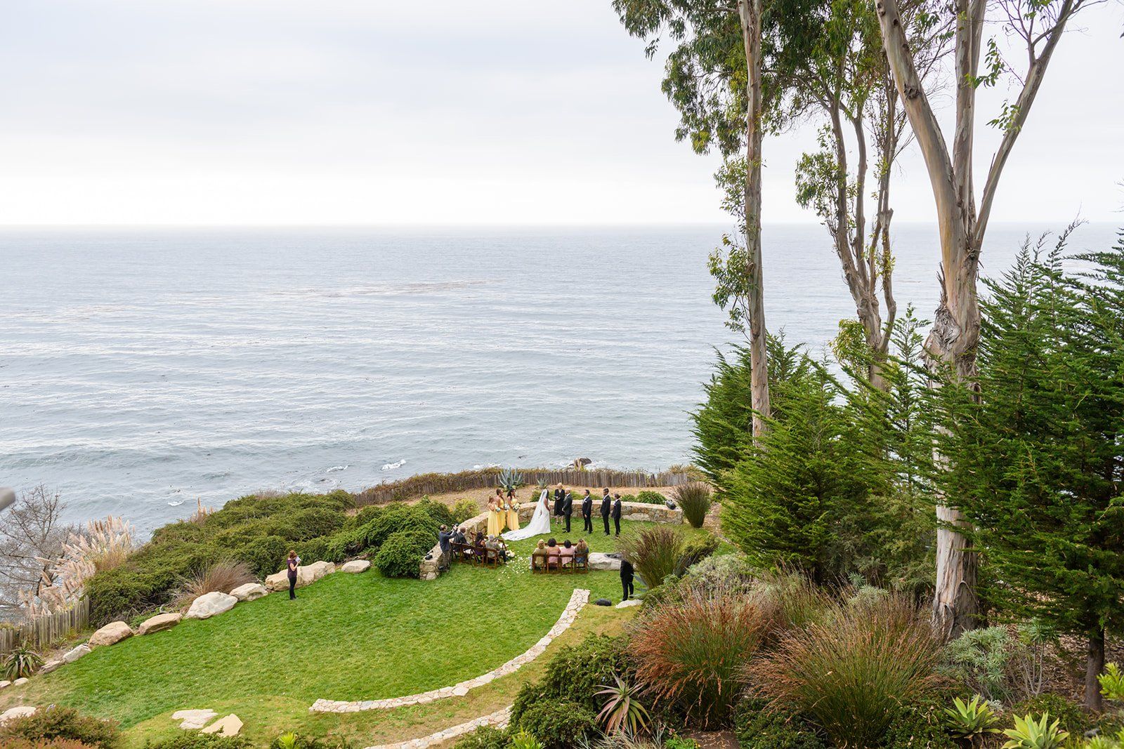 cliffside estate wedding at wind and sea big sur, Vows at the Point, a Cliffside Estate Wedding in Big Sur