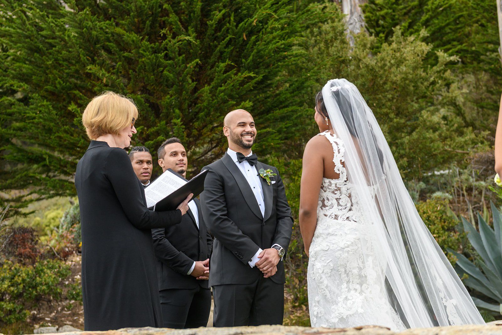 cliffside estate wedding at wind and sea big sur, Vows at the Point, a Cliffside Estate Wedding in Big Sur