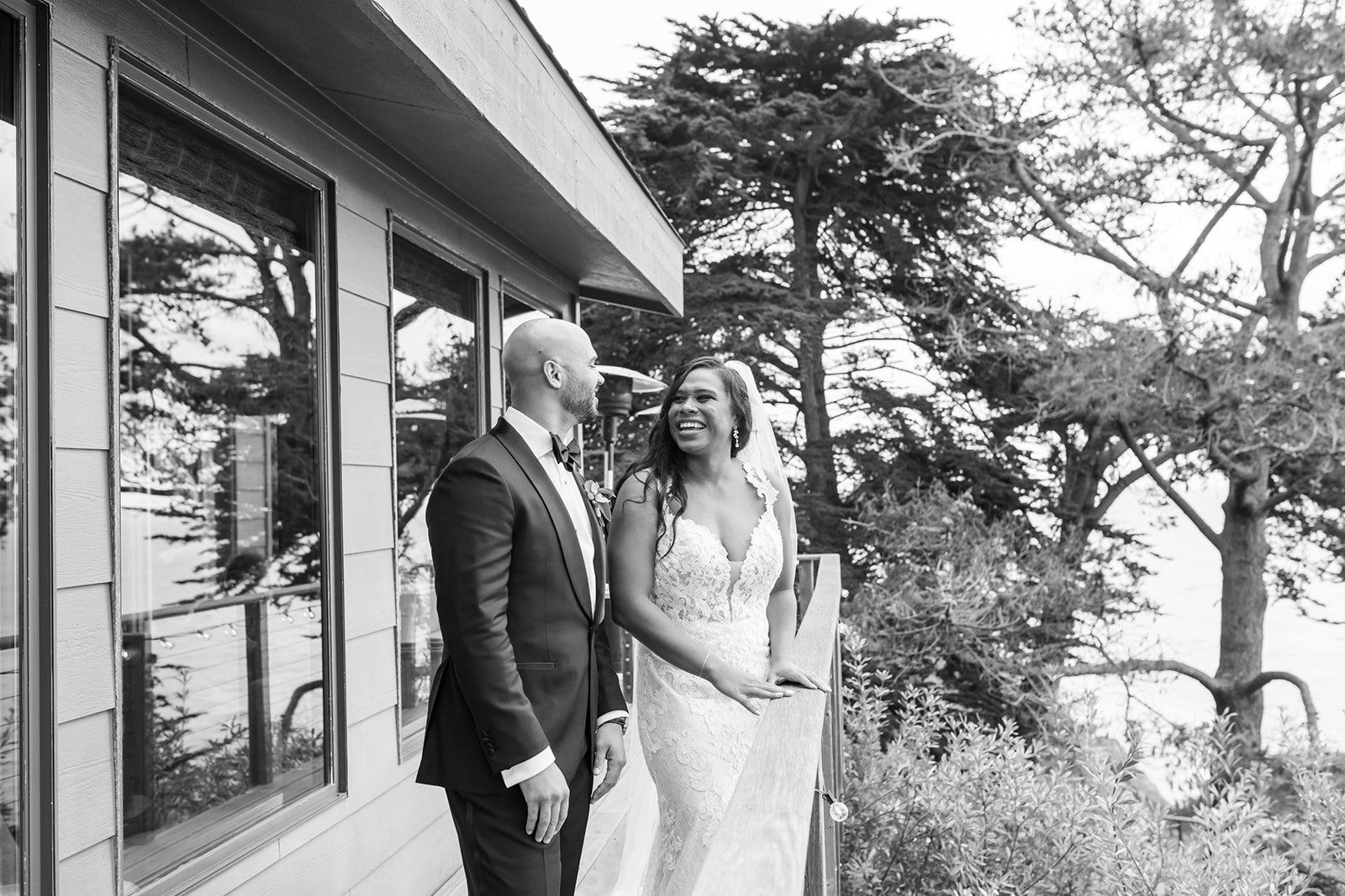 cliffside estate wedding at Wind and Sea Big Sur, Portraits Along the Big Sur Cliffs