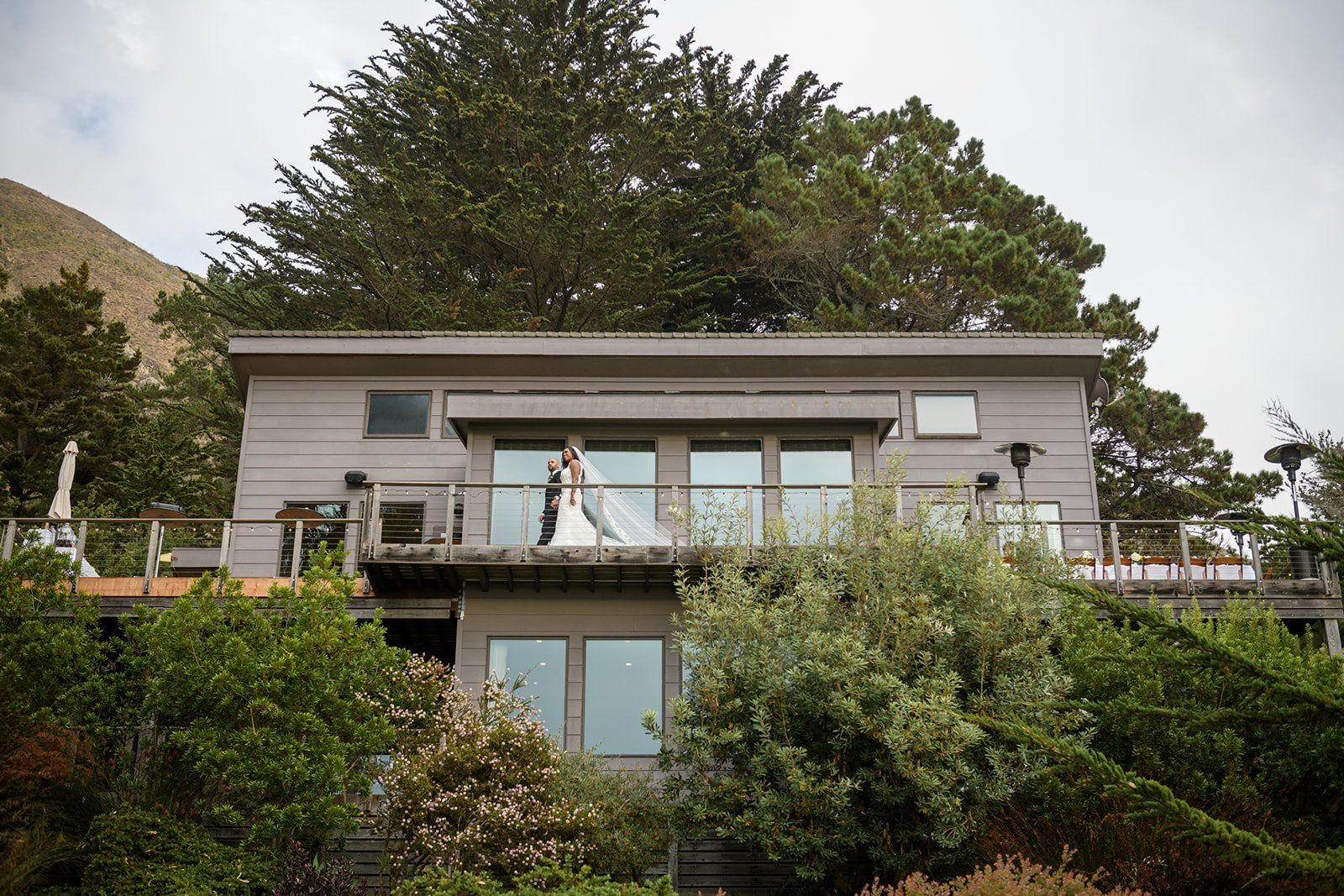 cliffside estate wedding at wind and sea big sur, Portraits Along the Cliffs at a Big Sur Cliffside Wedding