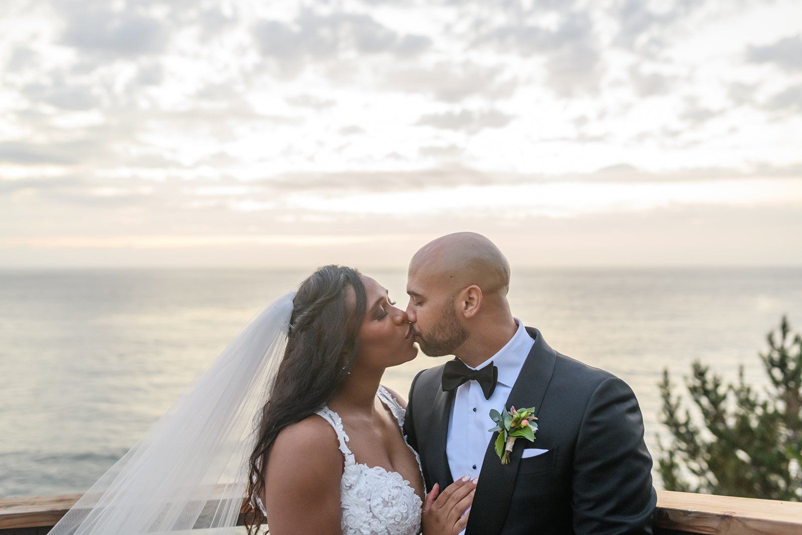 cliffside estate wedding at Wind and Sea Big Sur, Portraits Along the Big Sur Cliffs