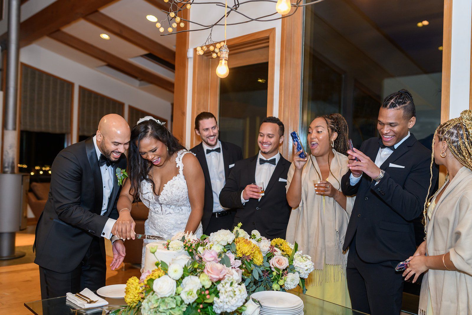 cliffside estate wedding at wind and sea big sur, Portraits Along the Cliffs at a Big Sur Cliffside Wedding