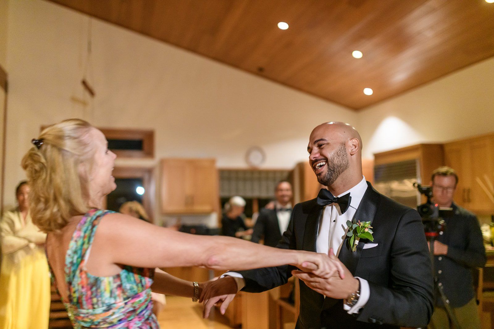 cliffside estate wedding at Wind and Sea Big Sur, Dinner and Dancing at the Wind and Sea Estate