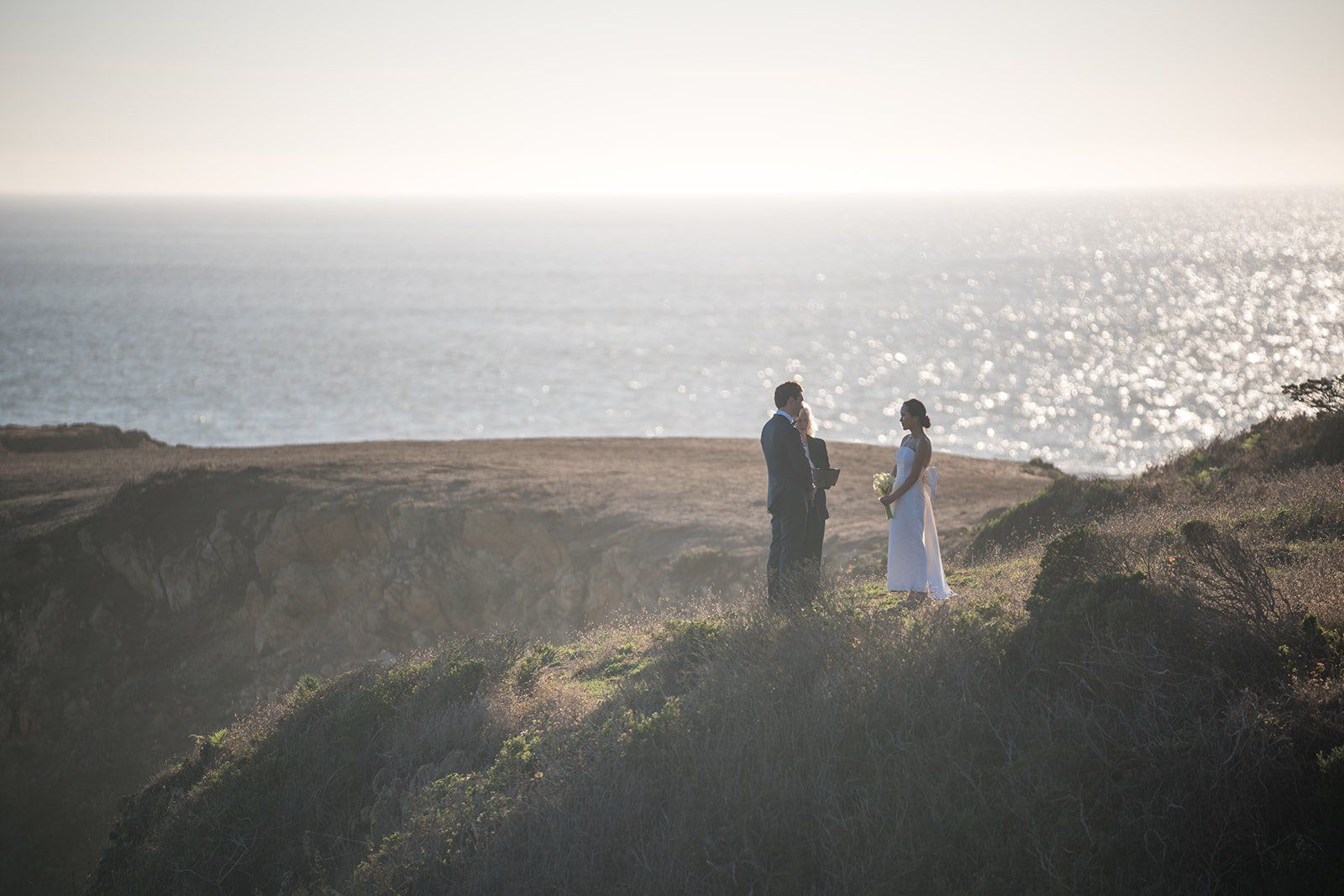 two-person elopement at timber cove resort, A Sonoma Coast Cliff Elopement. Vows on the Cove