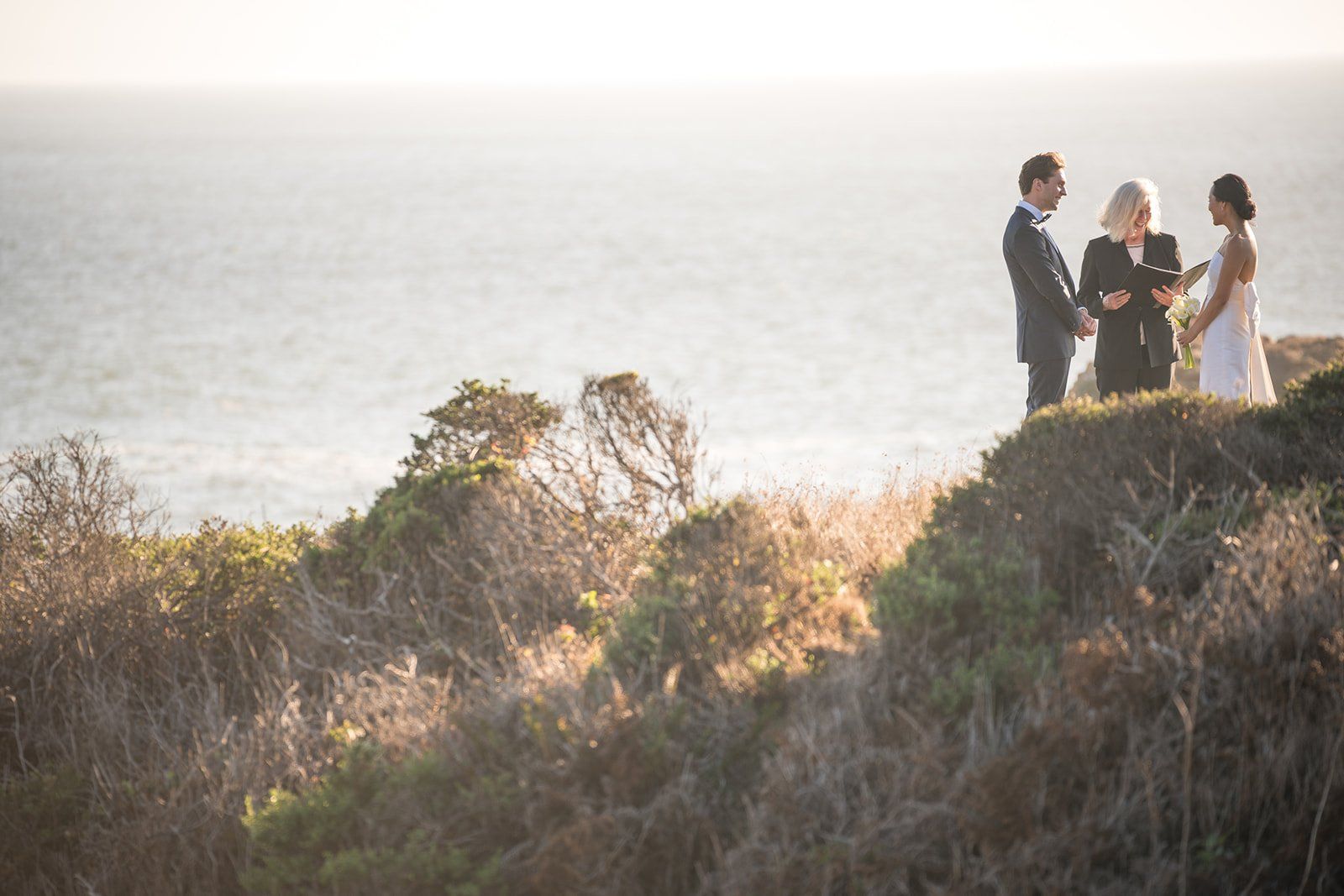 two-person elopement at timber cove resort, A Sonoma Coast Cliff Elopement. Vows on the Cove