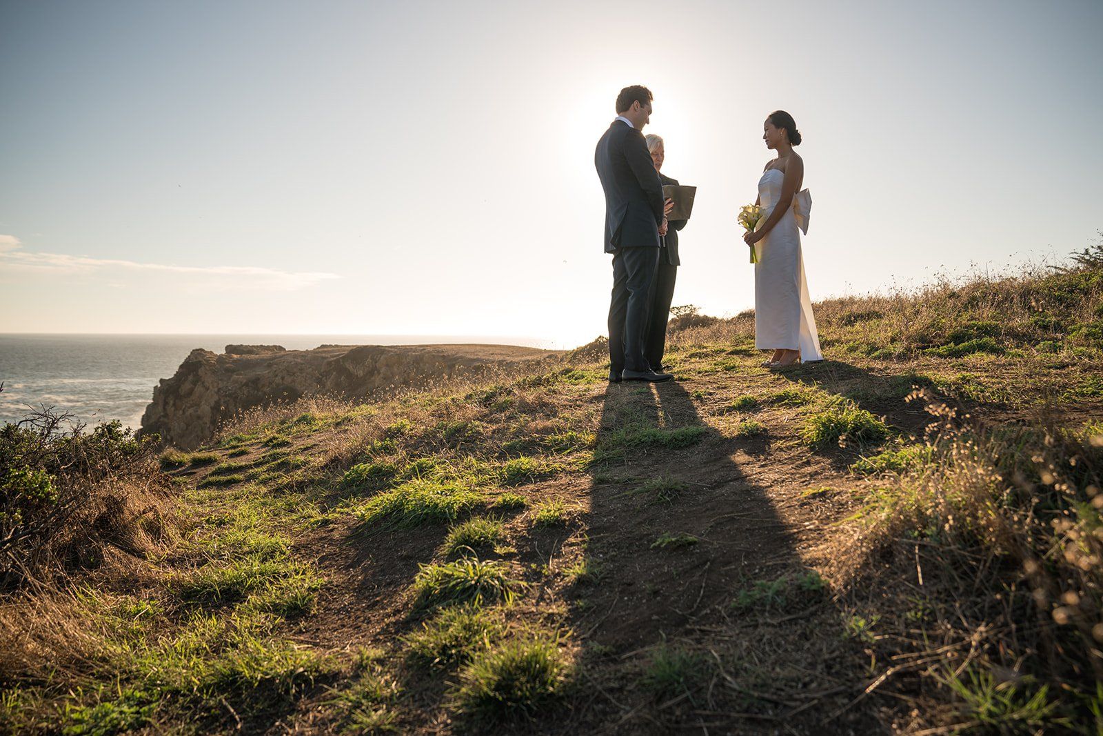 two-person elopement at timber cove resort, A Sonoma Coast Cliff Elopement. Vows on the Cove