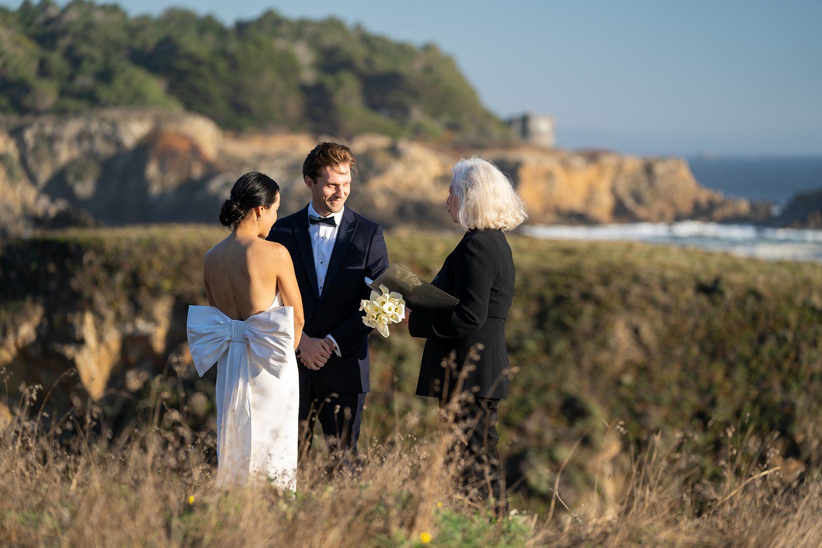 two-person elopement at timber cove resort, A Sonoma Coast Cliff Elopement. Vows on the Cove