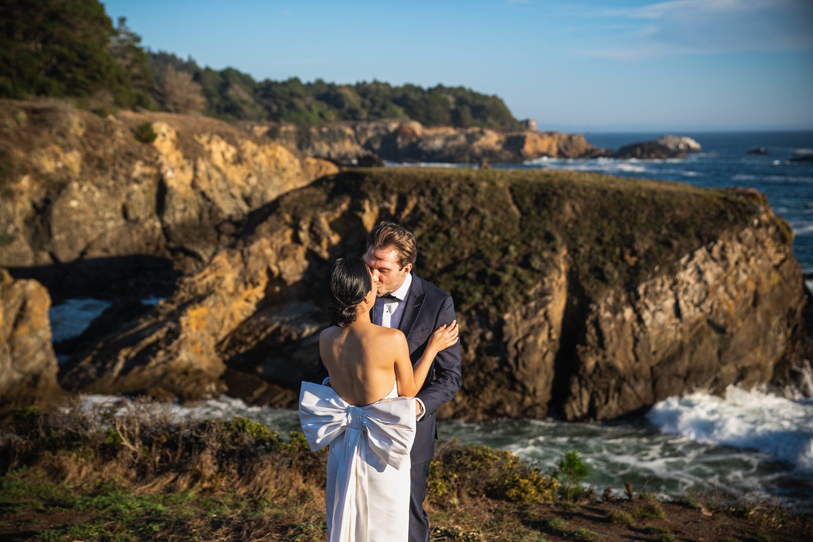 two-person elopement at timber cove resort, The Cliffs and the Coastline After a Timber Cove Elopement