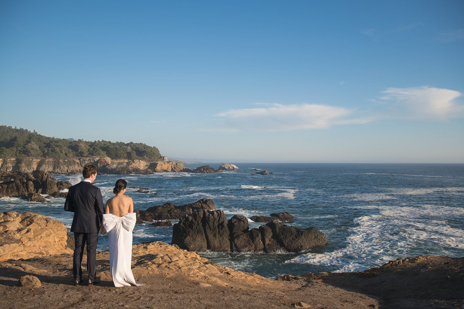two-person elopement at timber cove resort, The Cliffs and the Coastline After a Timber Cove Elopement