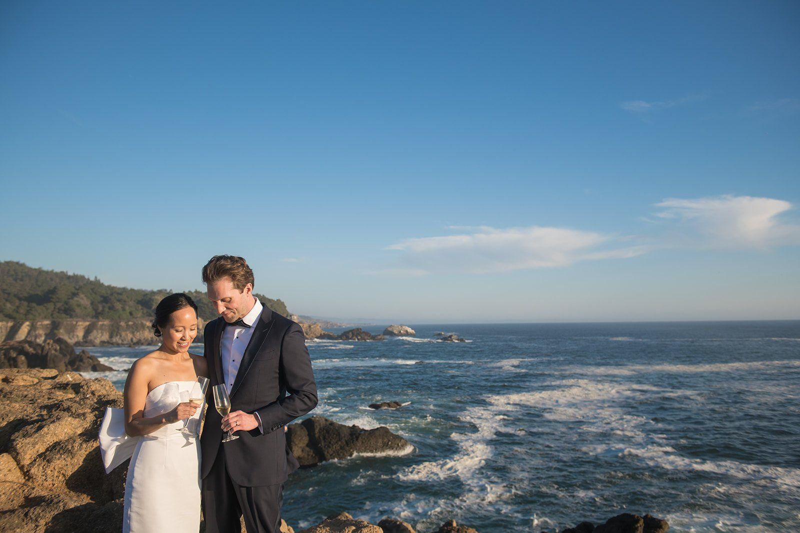 two-person elopement at timber cove resort, The Cliffs and the Coastline After a Timber Cove Elopement