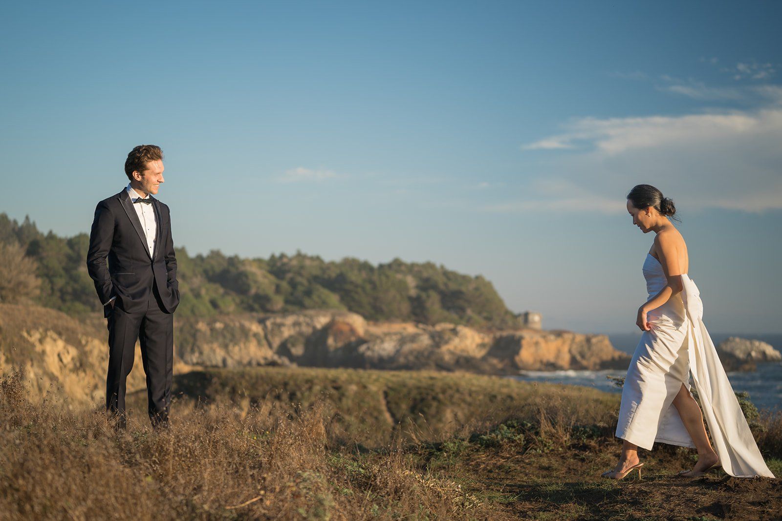 two-person elopement at timber cove resort, The Cliffs and the Coastline After a Timber Cove Elopement