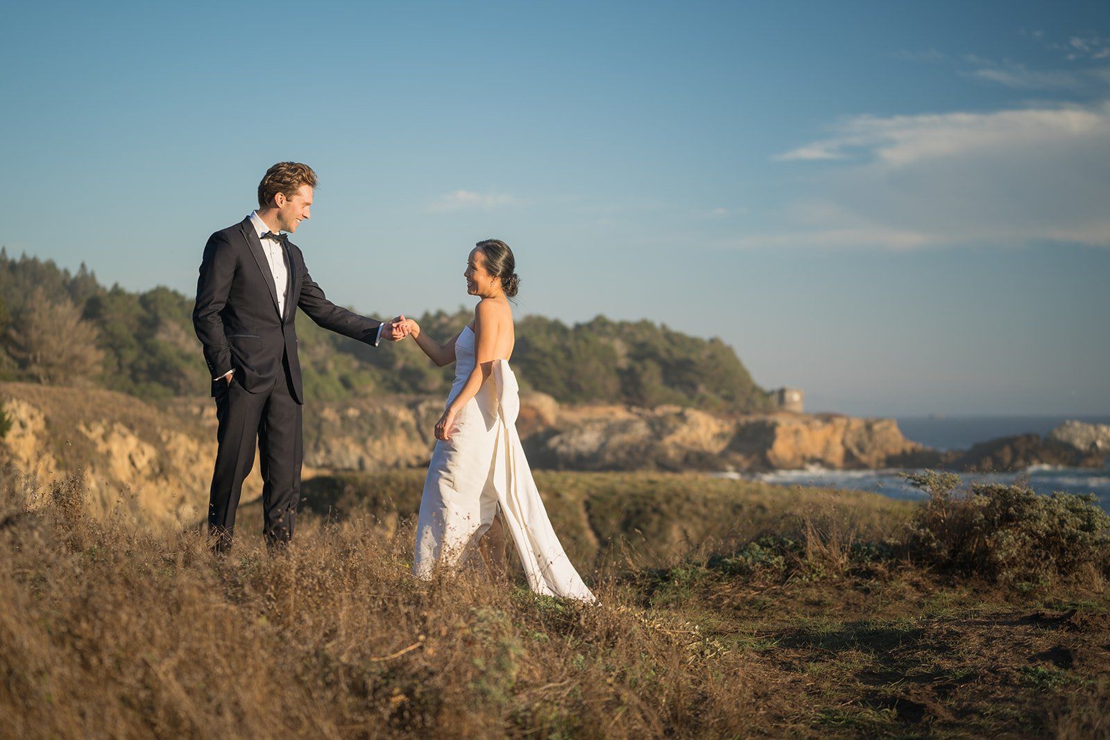 two-person elopement at timber cove resort, The Cliffs and the Coastline After a Timber Cove Elopement
