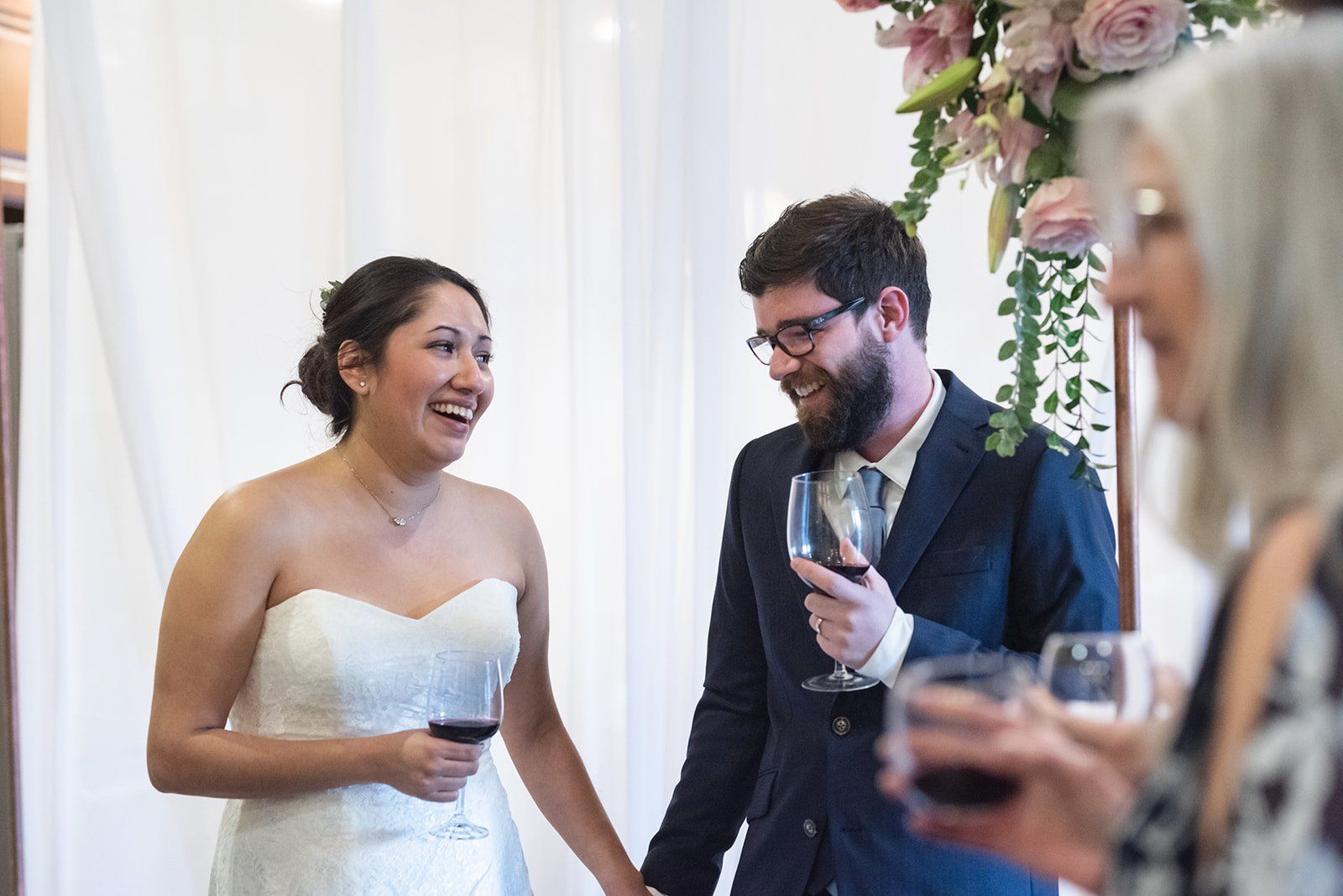 livestreamed joshua tree minimony, Sunset, First Dance, and a Red Velvet Cake