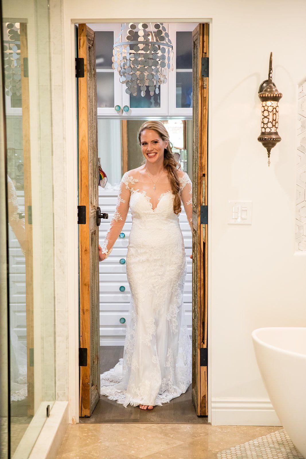 spanish villa micro wedding, los angeles, Getting Ready at the Villa