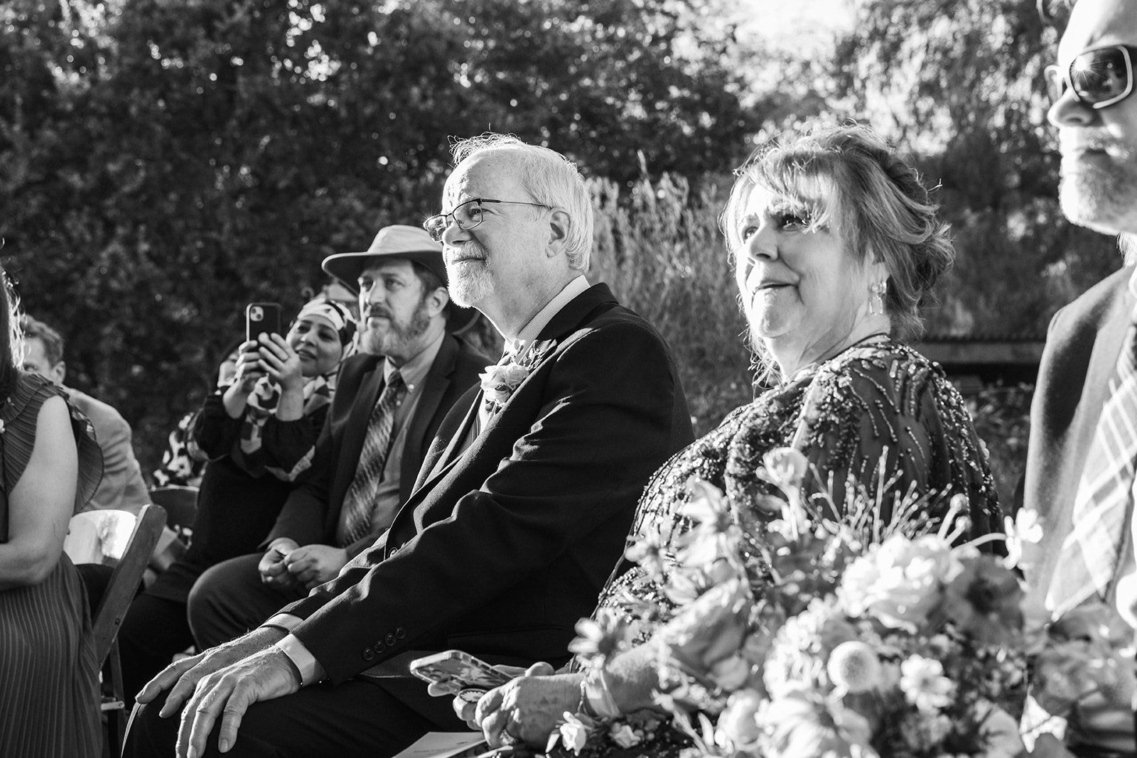 spanish villa micro wedding, los angeles, Married on the Grass, His Sister Officiating