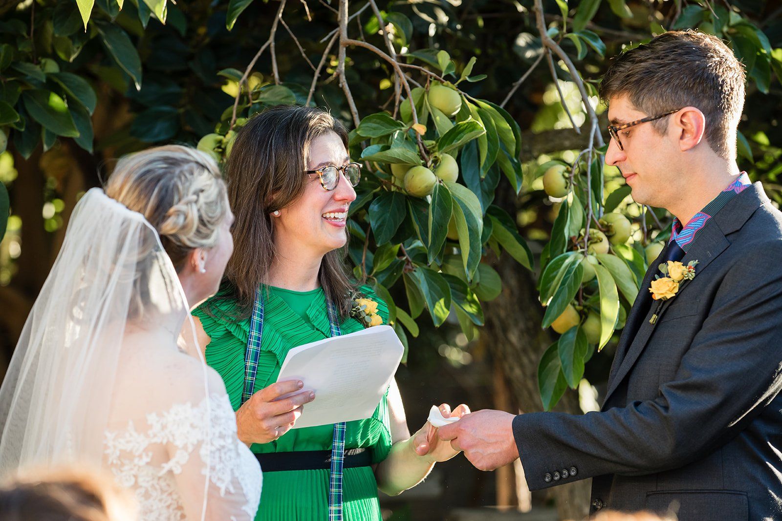 spanish villa micro wedding, los angeles, Married on the Grass, His Sister Officiating