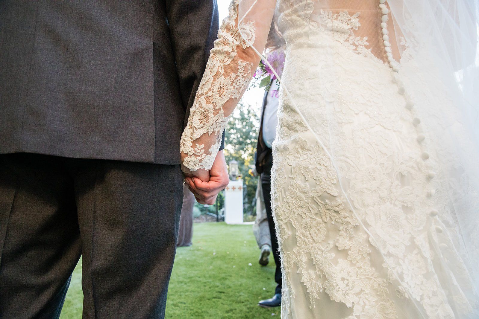 spanish villa micro wedding, los angeles, Married on the Grass, His Sister Officiating