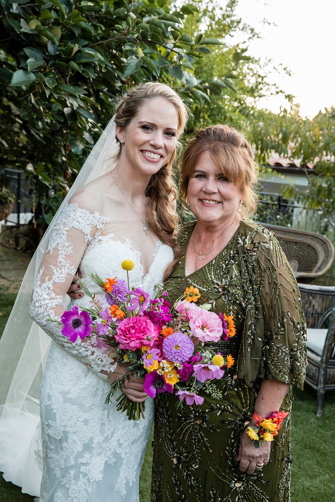 spanish villa micro wedding, los angeles, Family Photos, Then the Two of Them