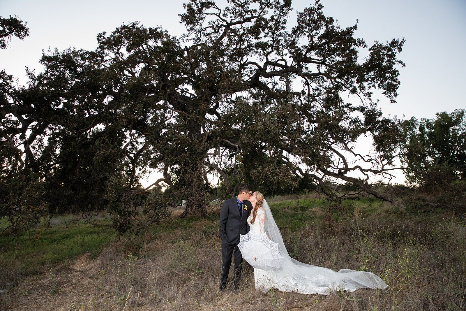 spanish villa micro wedding, los angeles, Family Photos, Then the Two of Them