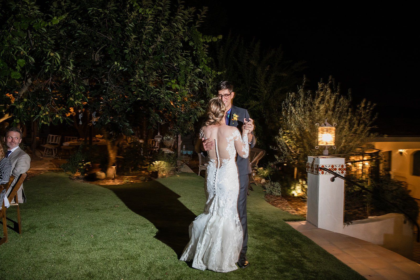 spanish villa micro wedding, los angeles, Family Photos, Then the Two of Them