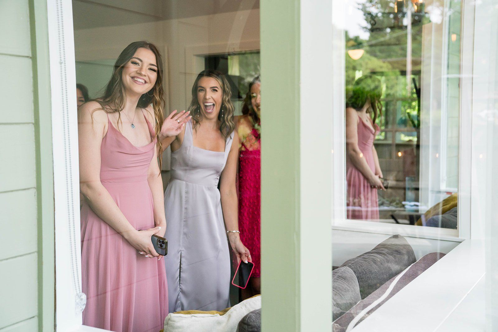 olema house reception micro wedding in point reyes, Getting Ready at Olema House