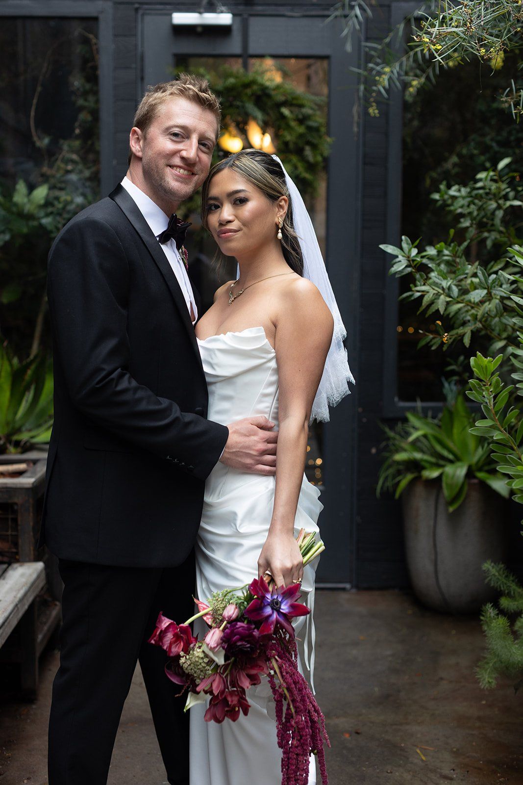 December City Hall micro wedding, Portraits on the Grand Staircase