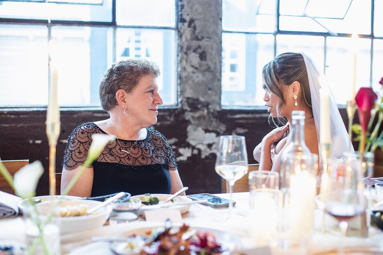 december city hall micro wedding, Dinner Across Town