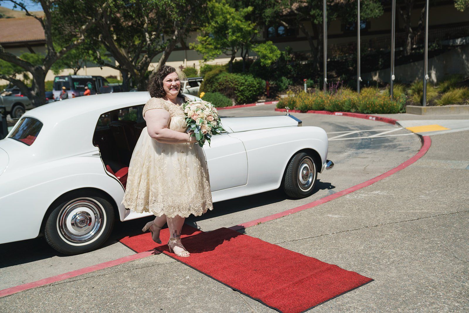 livestreamed vineyard wedding at gloria ferrer, Portraits Across the Winery, a Postponed-Three-Times Wedding