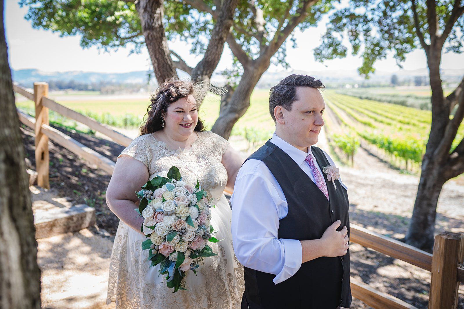 livestreamed vineyard wedding at gloria ferrer, The Livestreamed Vineyard Wedding at Gloria Ferrer