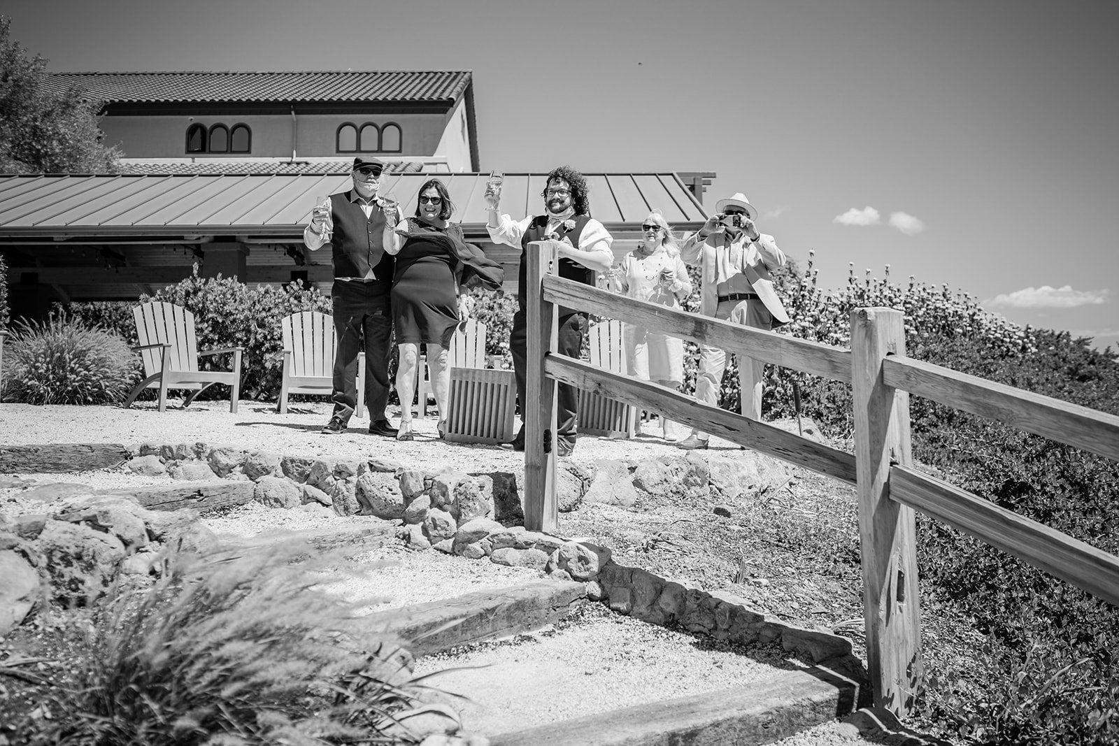 livestreamed vineyard wedding at gloria ferrer sonoma, Portraits Across the Winery. Postponed-Three-Times COVID Wedding