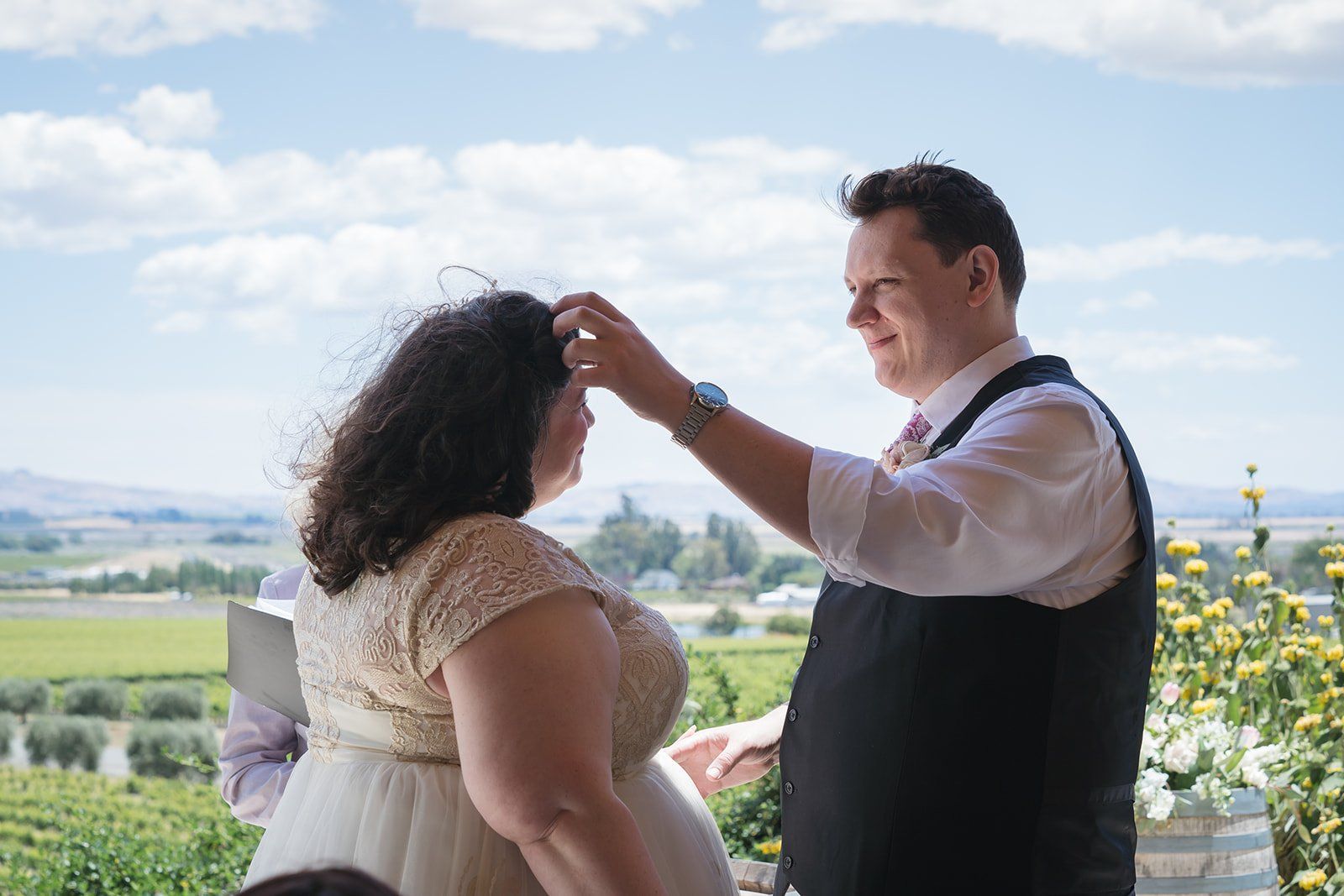 livestreamed vineyard wedding at gloria ferrer, The Livestreamed Vineyard Wedding at Gloria Ferrer