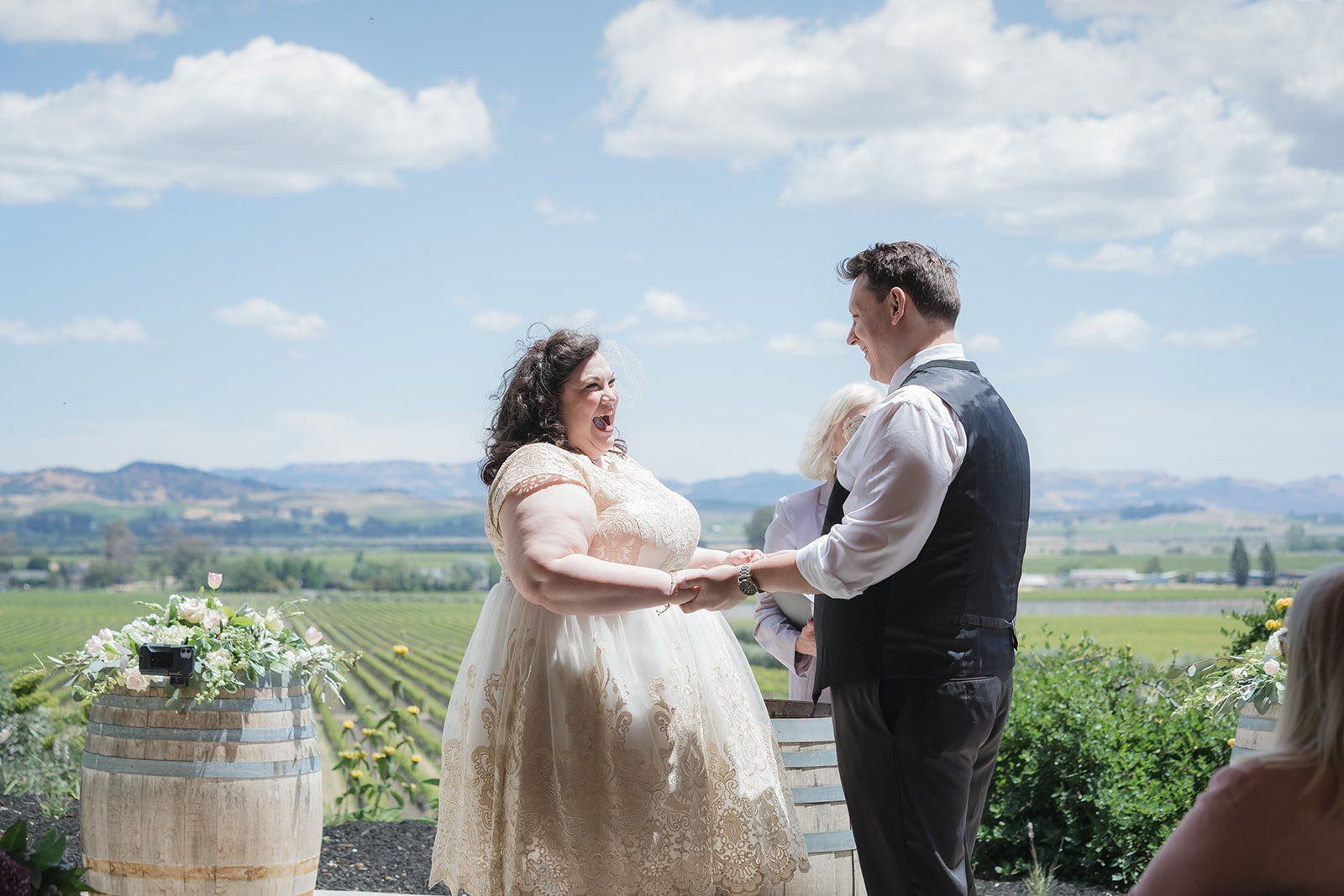 livestreamed vineyard wedding at gloria ferrer sonoma, The Livestreamed Vineyard Wedding at Gloria Ferrer