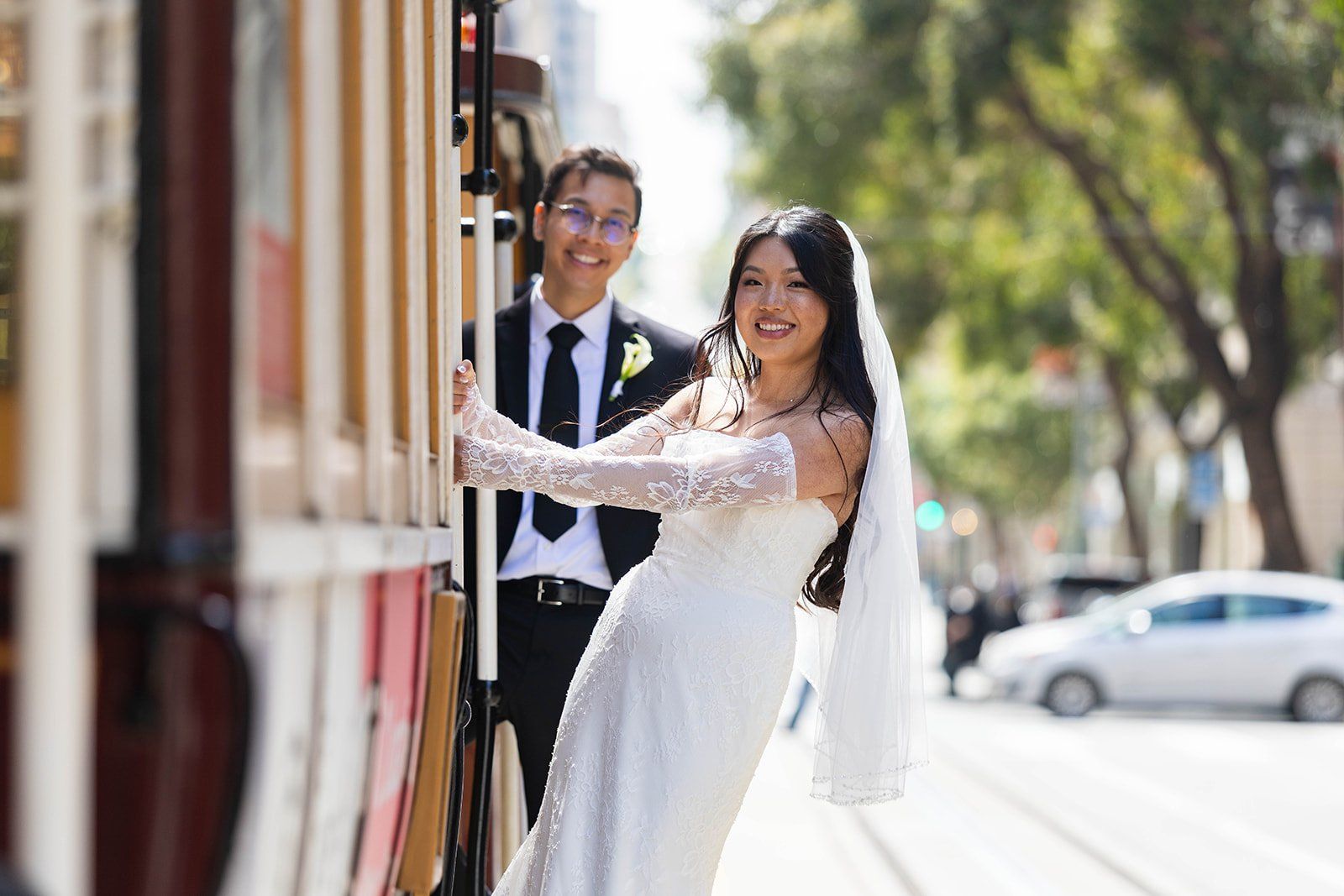 mayor's balcony wedding, 32 guests, Portraits Through City Hall