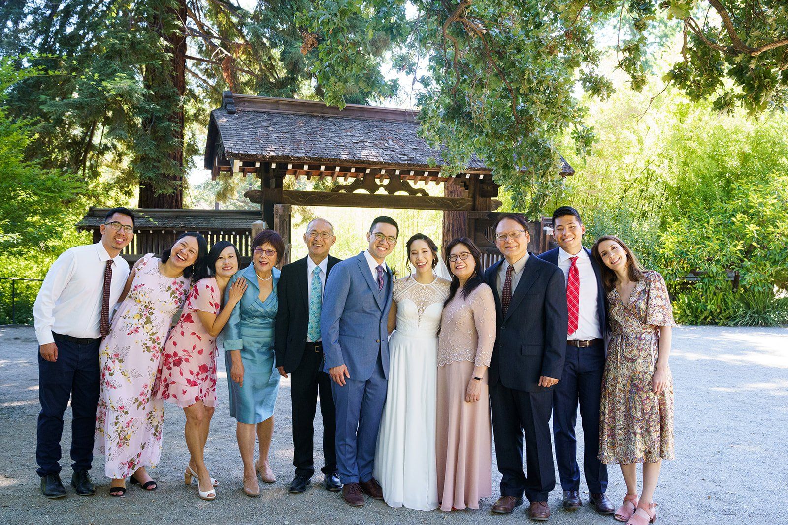 intimate morning ceremony at hakone japanese garden (10 guests), Portraits Across the Japanese Garden Estate