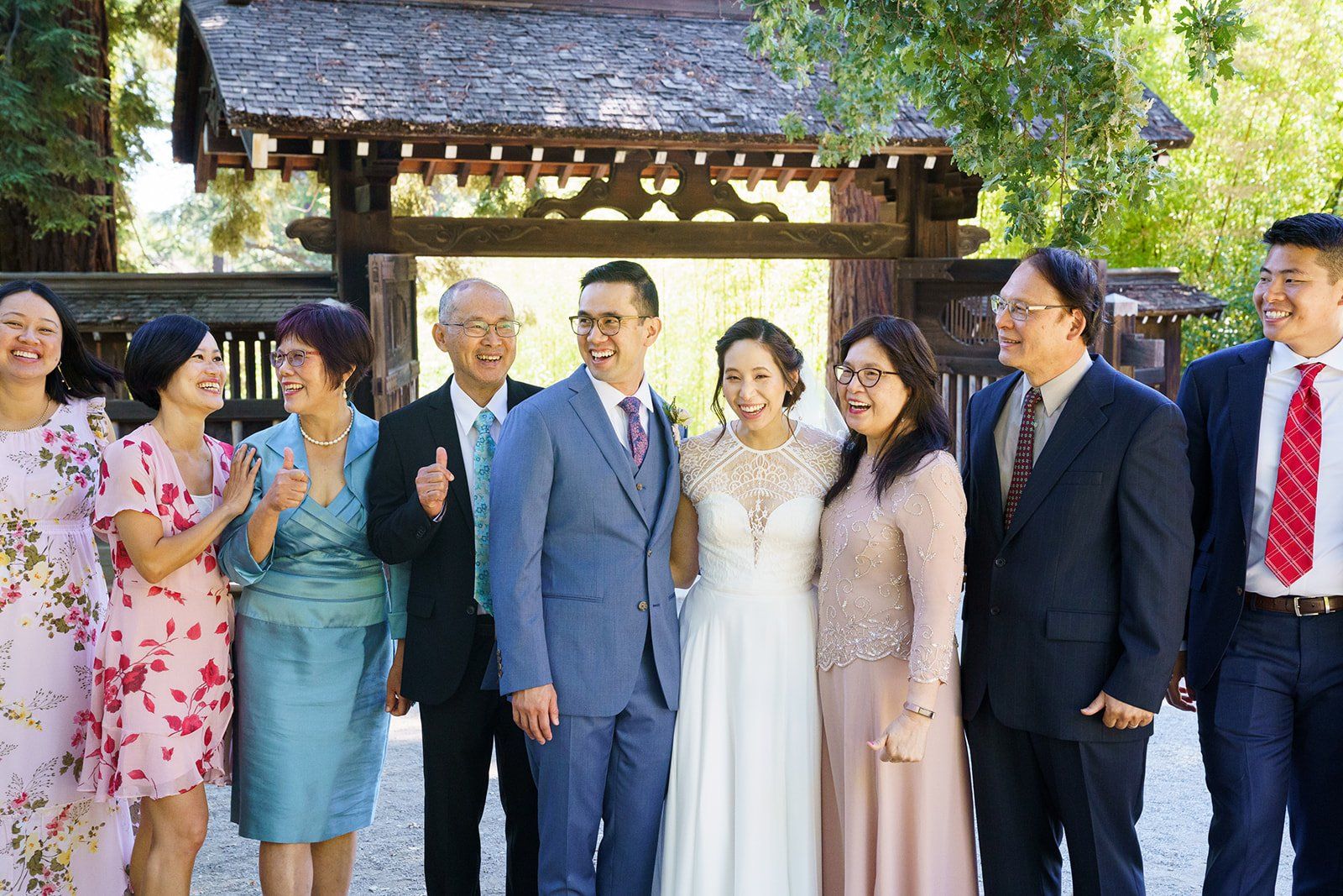 intimate morning ceremony at hakone japanese garden (10 guests), Portraits Across the Japanese Garden Estate