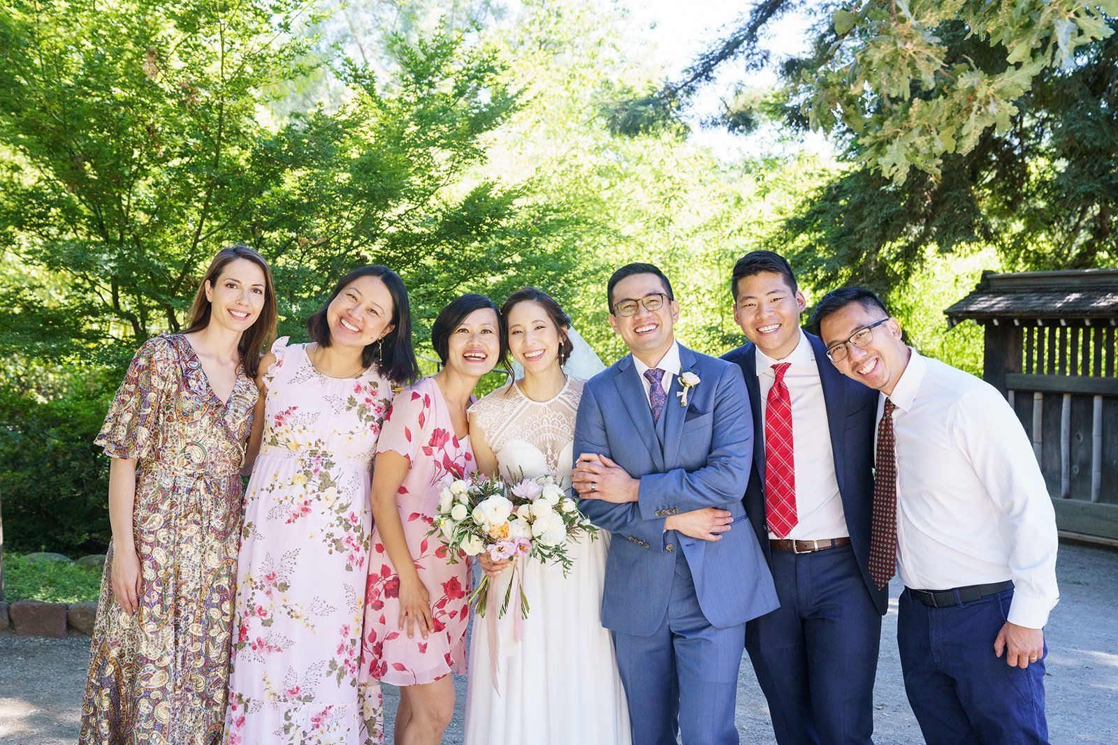 intimate morning ceremony at hakone japanese garden (10 guests), Portraits Across the Japanese Garden Estate