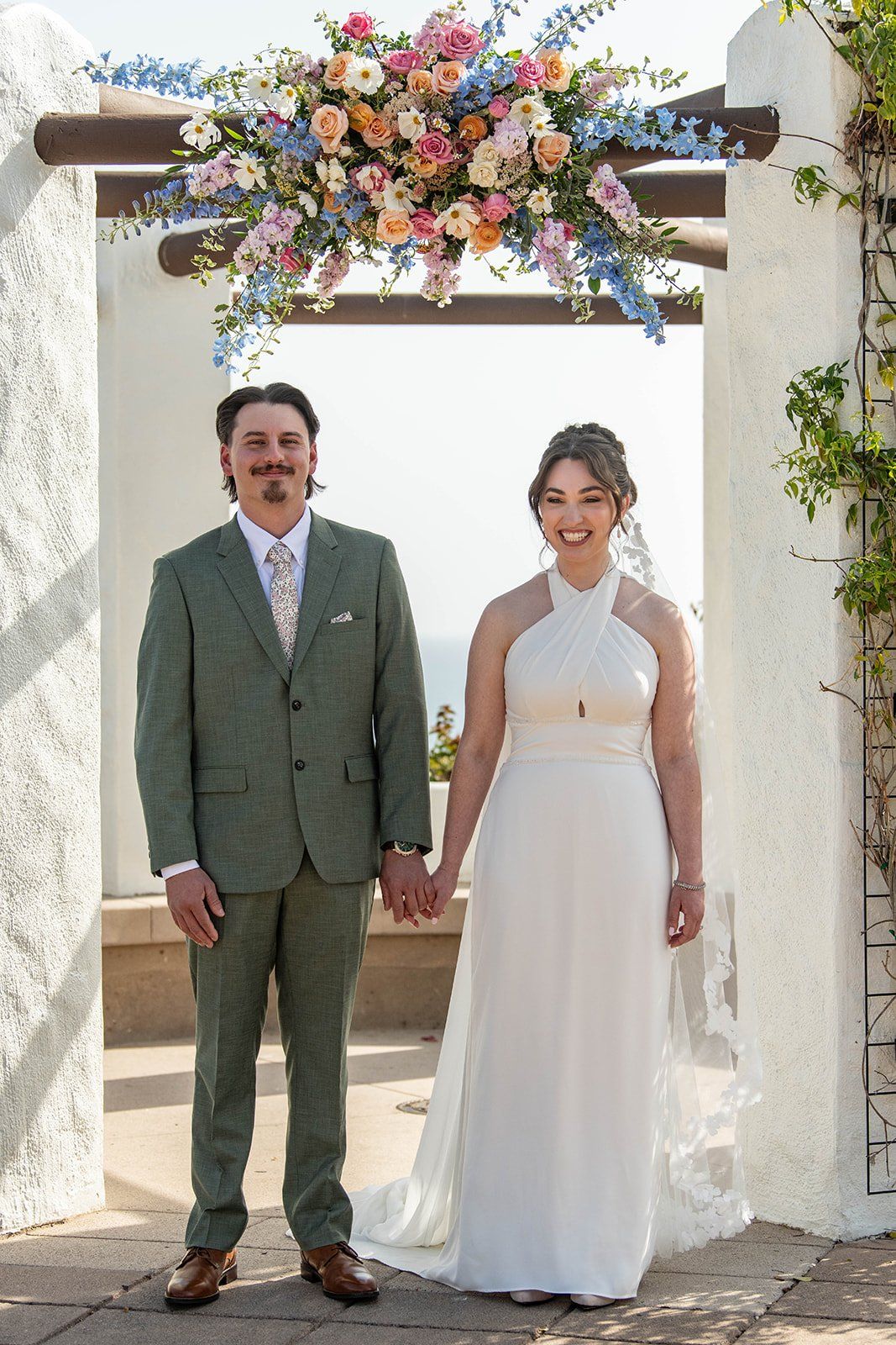 dana point gazebo coastal elopement, Portraits on the Bluff