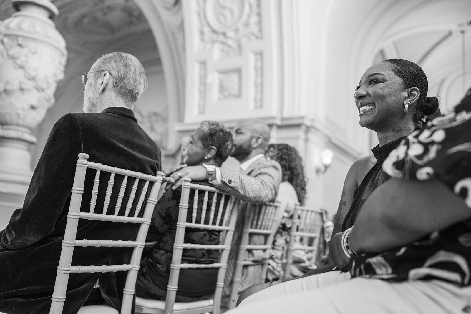 same-sex city hall wedding, fourth floor gallery + bouche (plant-based), A Vegan-Friendly SF Reception on Bush Street