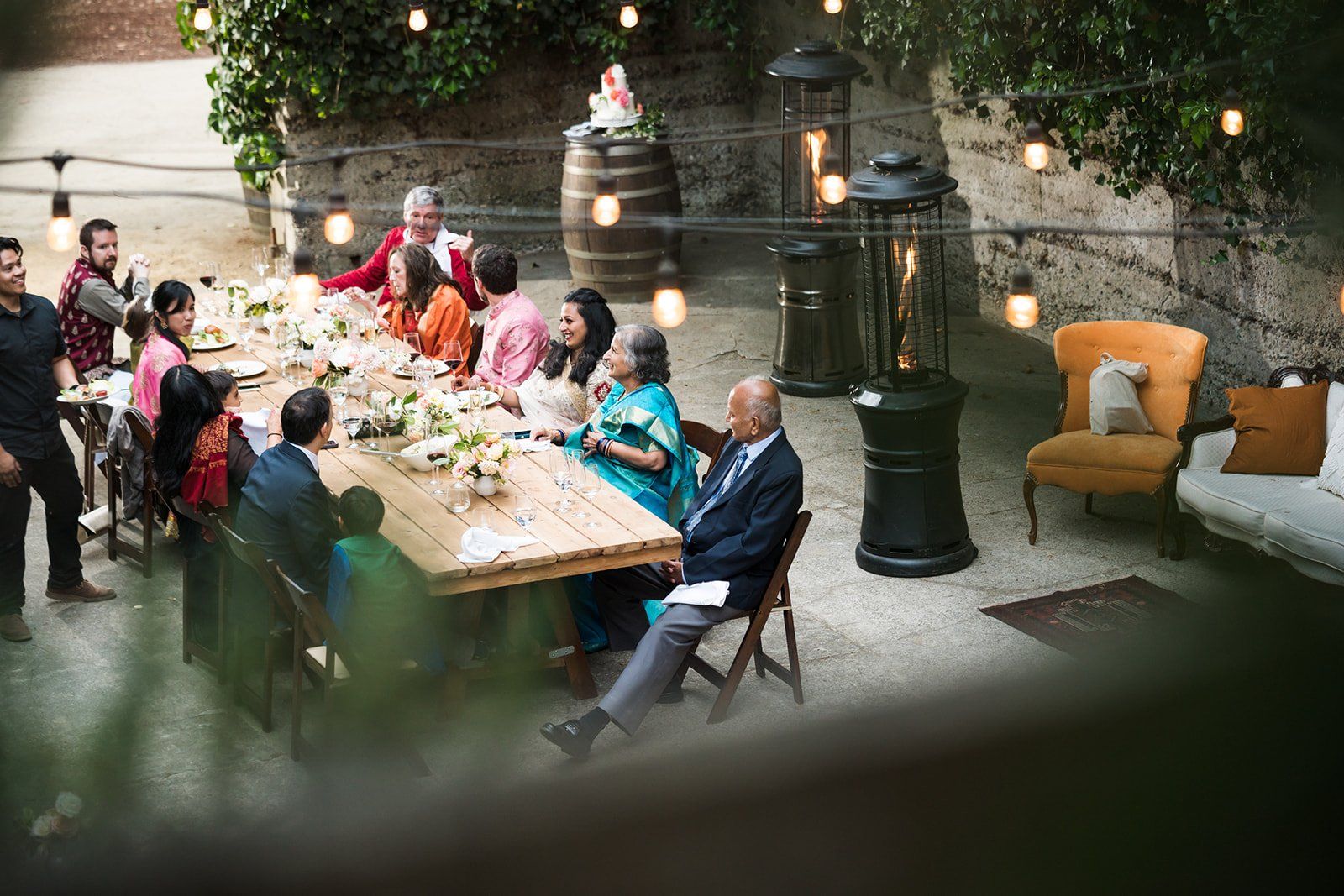 indian micro wedding, Family, and a Break Between Two Ceremonies
