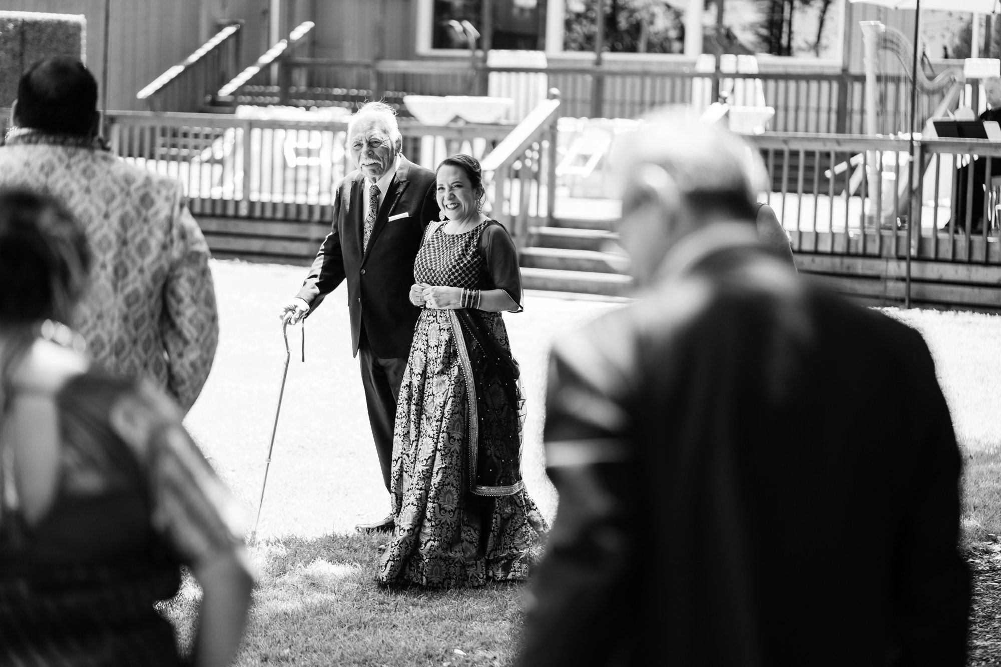 indian-american micro wedding palo alto, Family Photos in the Redwoods