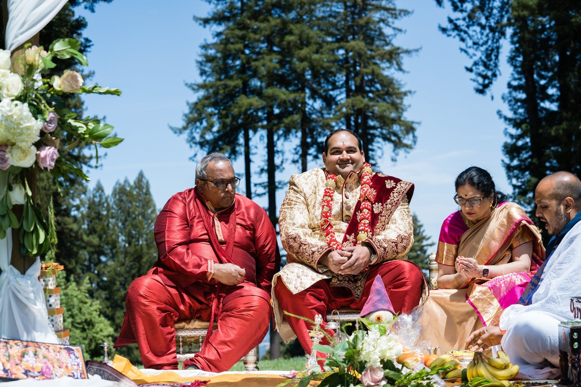 indian-american micro wedding palo alto, Two Ceremonies at The Mountain Terrace, Woodside