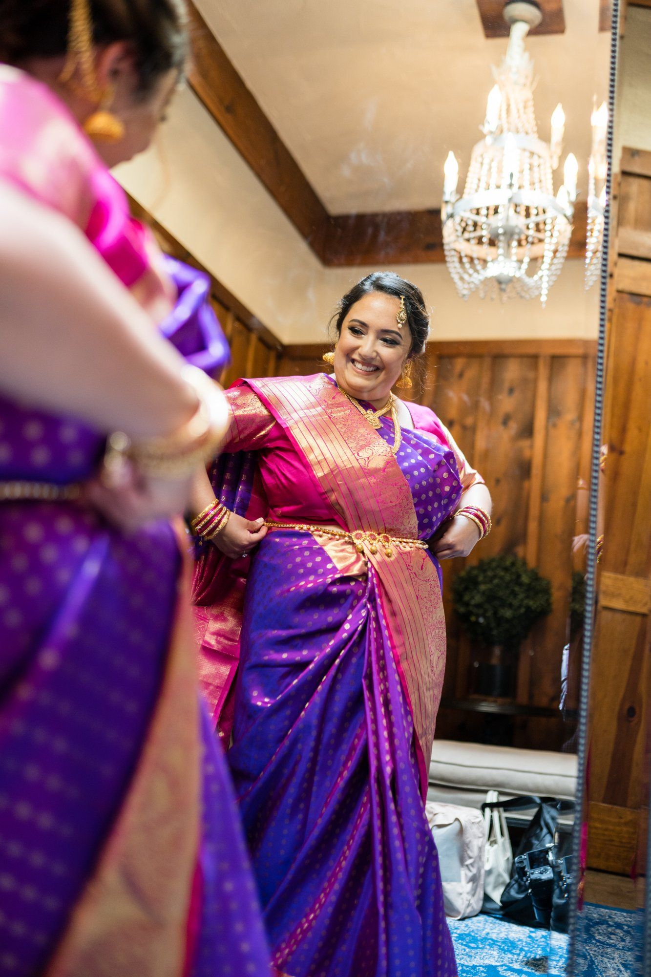 indian-american micro wedding palo alto, Getting Ready at The Mountain Terrace