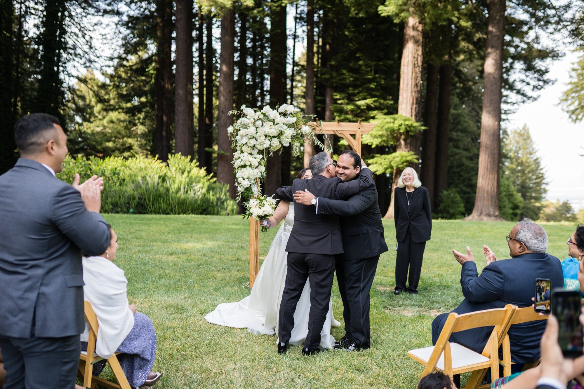 indian-american micro wedding in palo alto, Two Ceremonies at The Mountain Terrace, Woodside