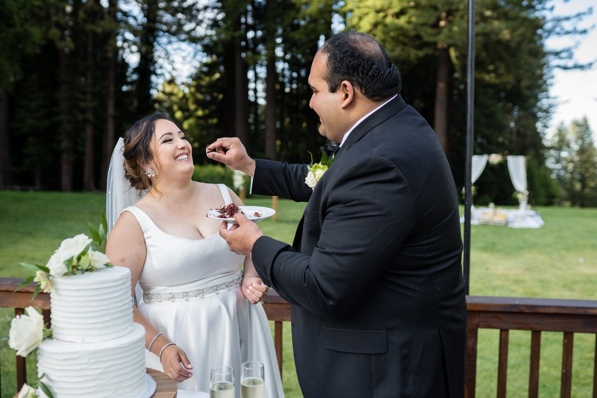 indian-american micro wedding in palo alto, Family Photos in the Redwoods