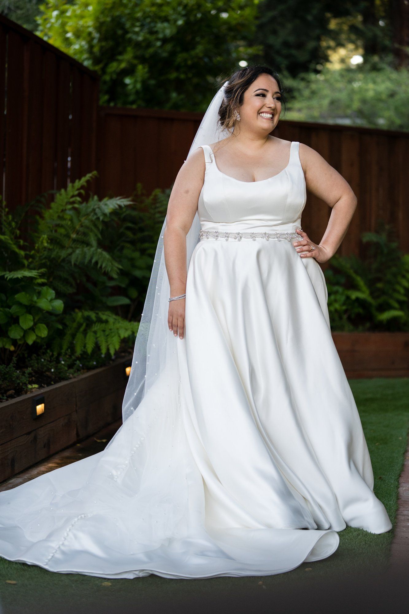 indian-american micro wedding in palo alto, Family Photos in the Redwoods