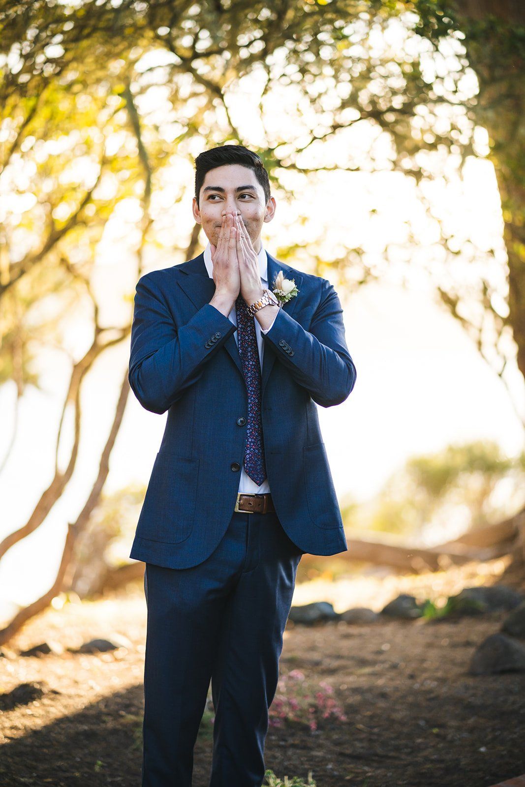 luxury lodge elopement, carmel valley, Portraits Around the Bernardus Lodge Grounds