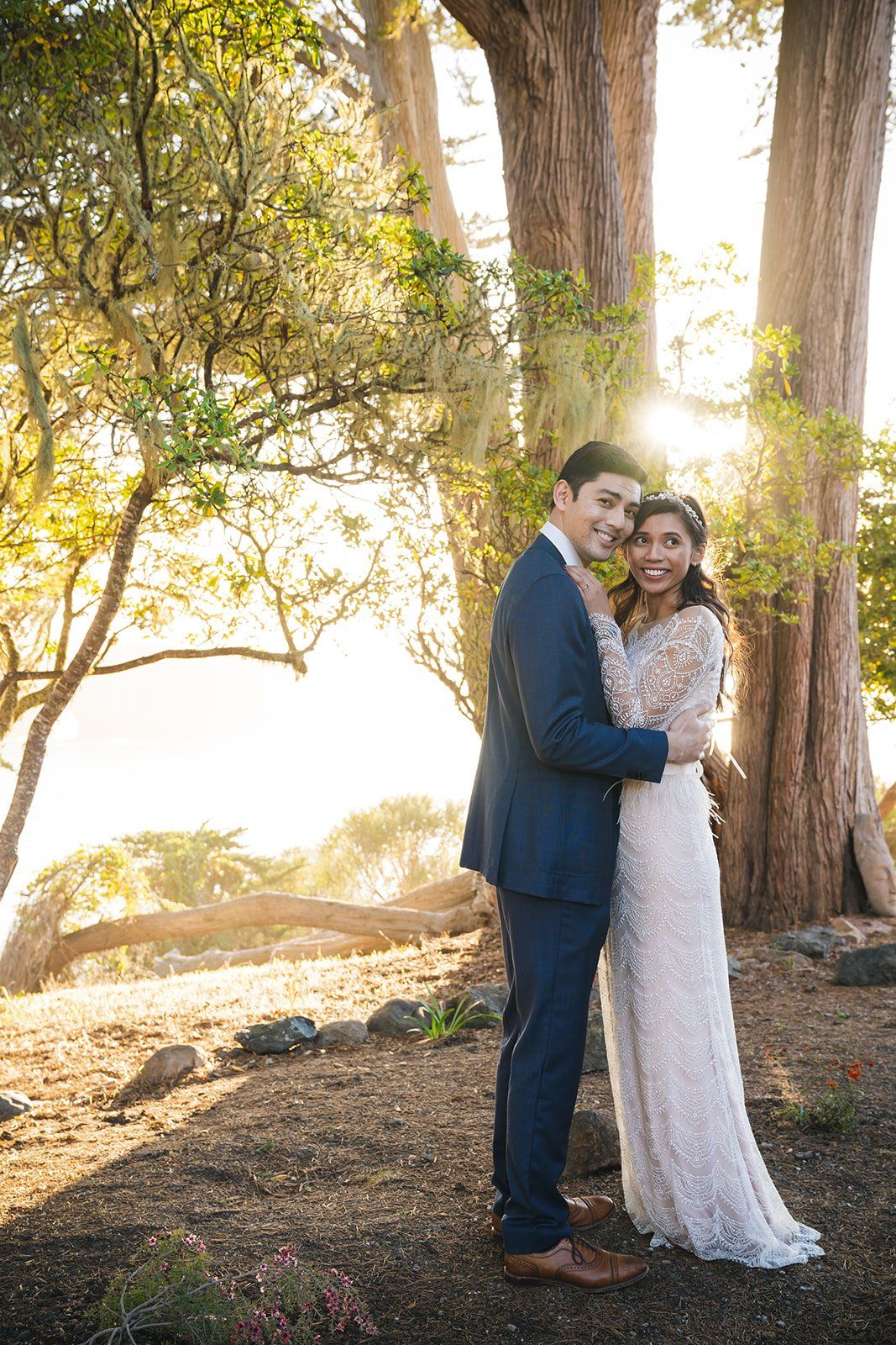 luxury lodge elopement, carmel valley, Portraits Around the Bernardus Lodge Grounds
