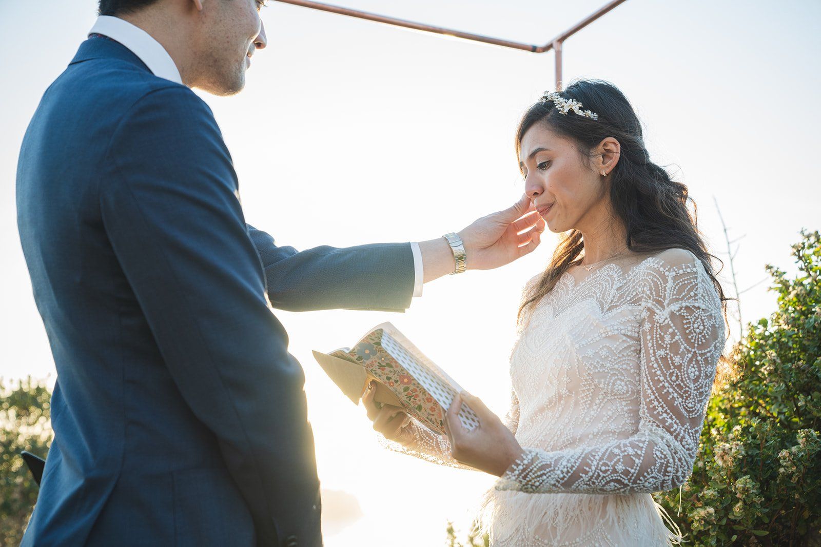 harbor house inn elopement on the mendocino coast, Vows on the Bluff Above the Pacific