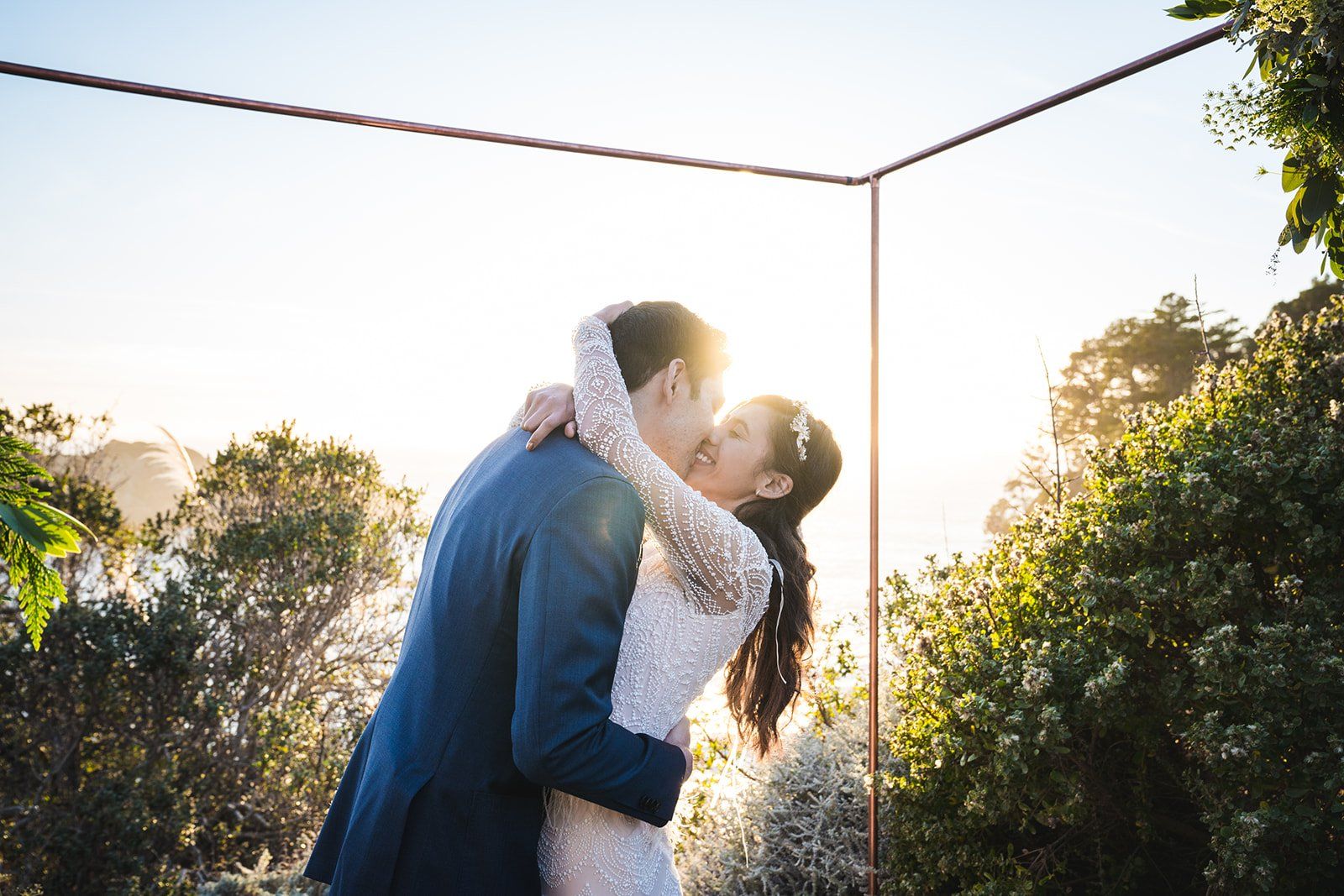luxury lodge elopement, carmel valley, Portraits Around the Bernardus Lodge Grounds