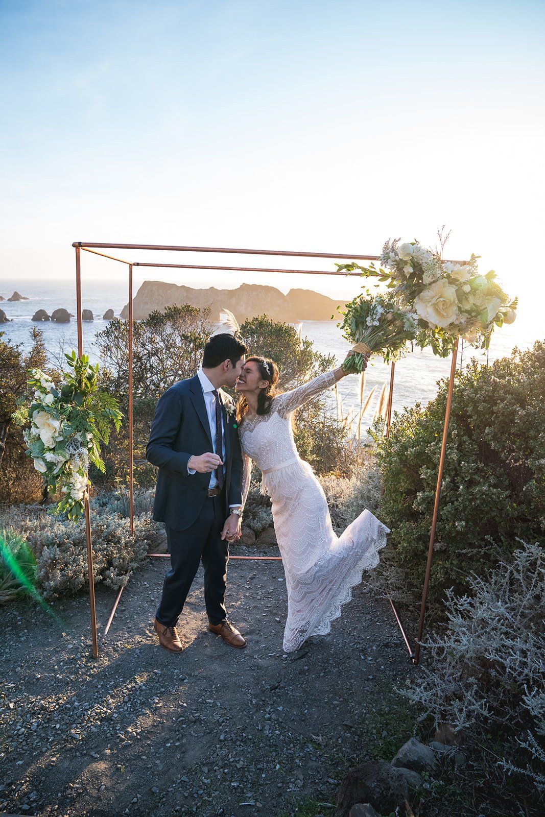 harbor house inn elopement on the mendocino coast, Portraits Along the Coast